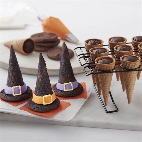 Make your Halloween party a hit with witch hat-shaped cookies